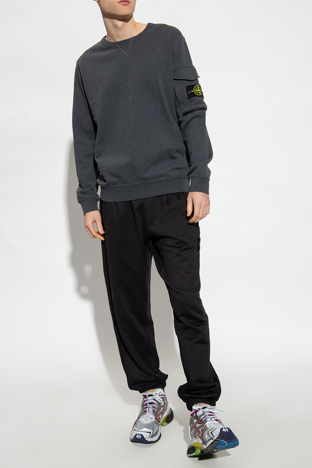 Stone island 2024 charcoal sweatshirt